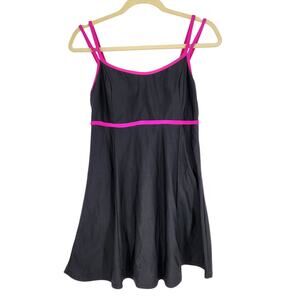 Swimsuits for All Women's Double Lingerie Strap Swimdress Tummy Control 16